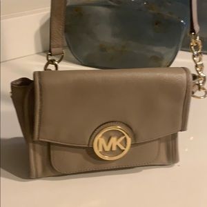 Michael Kors leather cross body shoulder bag